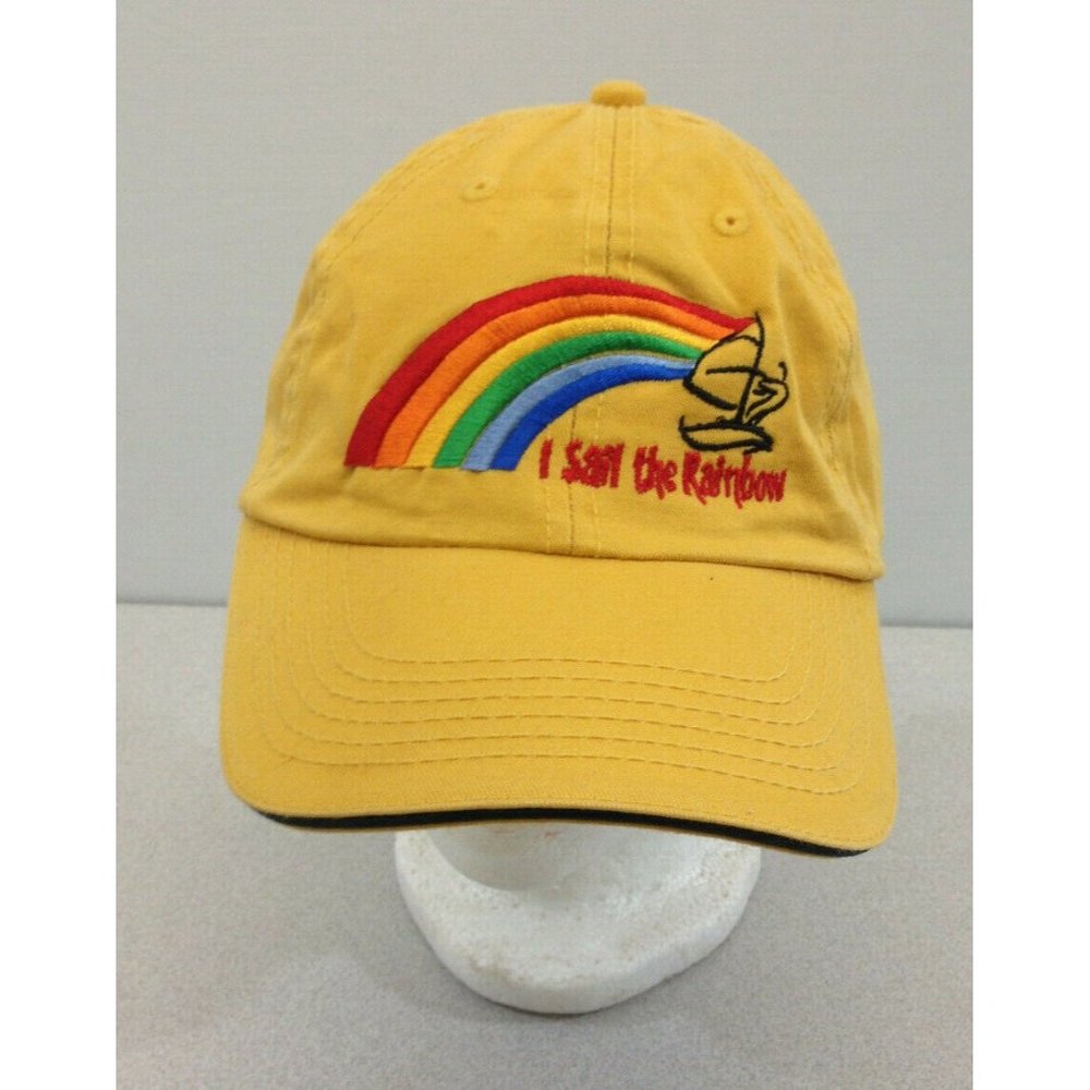 Embroidered I Sail The Rainbow Sport Strap Back One Size  Ball Cap